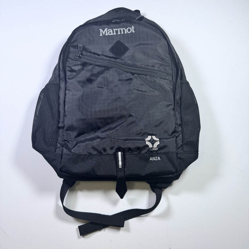 Marmot Gunnison Backpack Black Multi Pocket Laptop Travel Hiking Outdoor Daypack